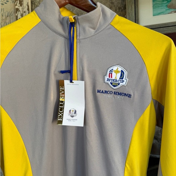 Womens Golf Shirt New Ryder Cup 2023 women’s 1/4 zip shirt  Marco Simone Rome L - Picture 2 of 9